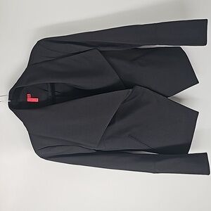 5/48 Black Wide Lapel  Asymmetric‎ 90s Y2K Blazer Jacket